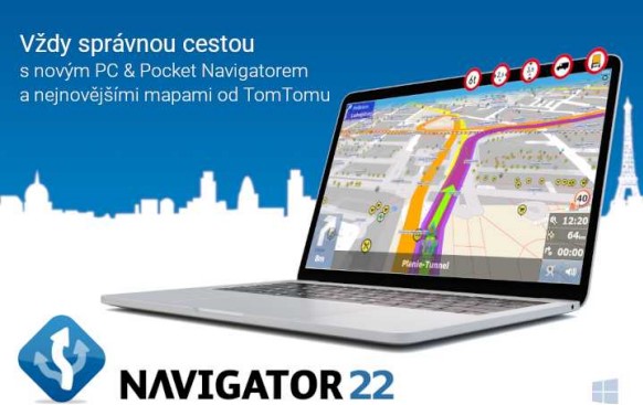 Navigator 22 - obrazovky